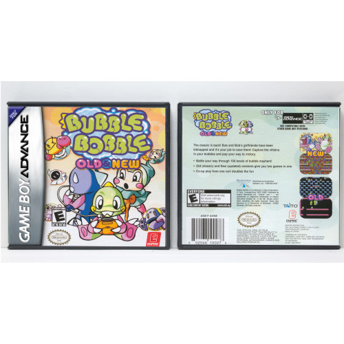 Bubble Bobble: Old and New